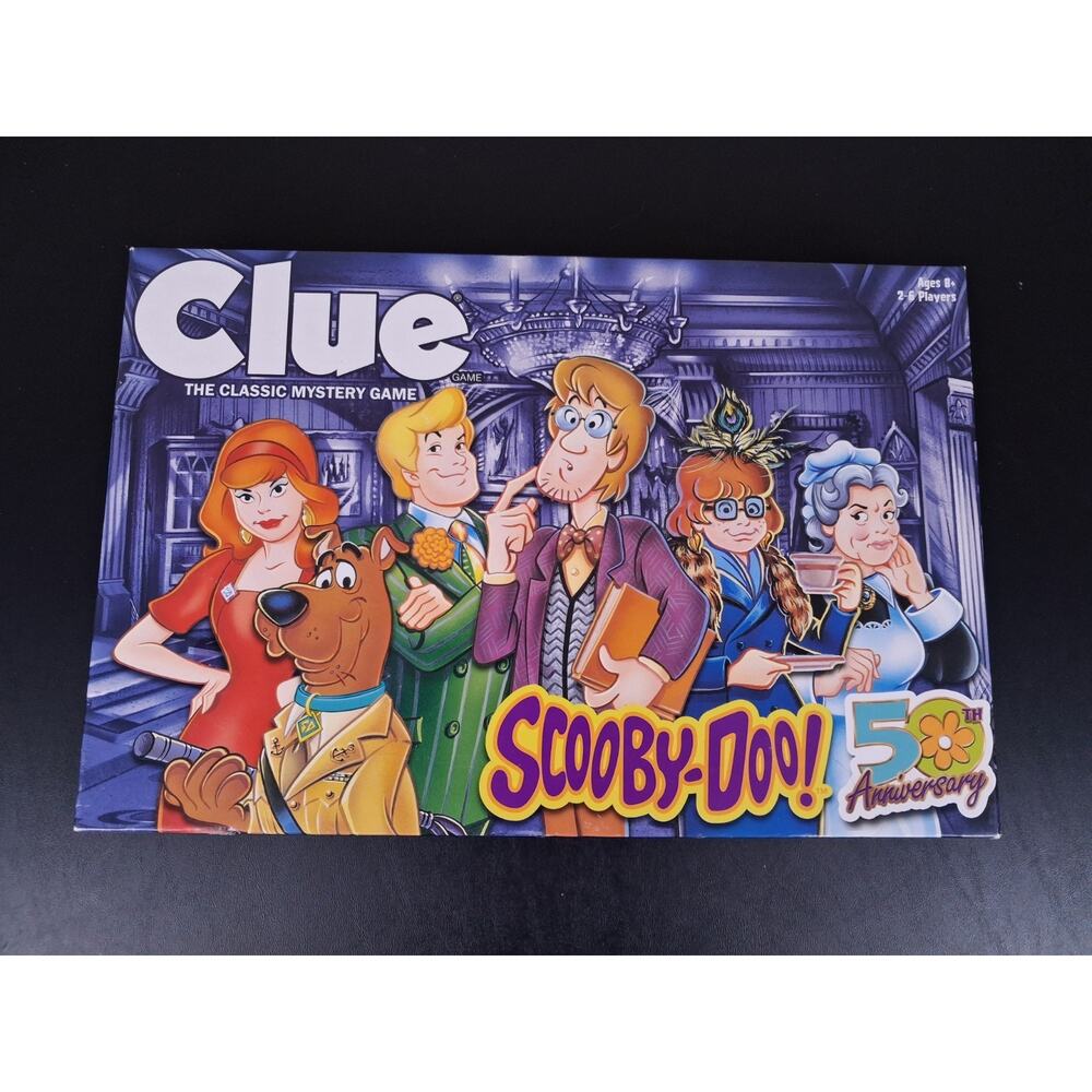 Scooby-Doo Clue 50th Anniversary Board Game 100% Complete